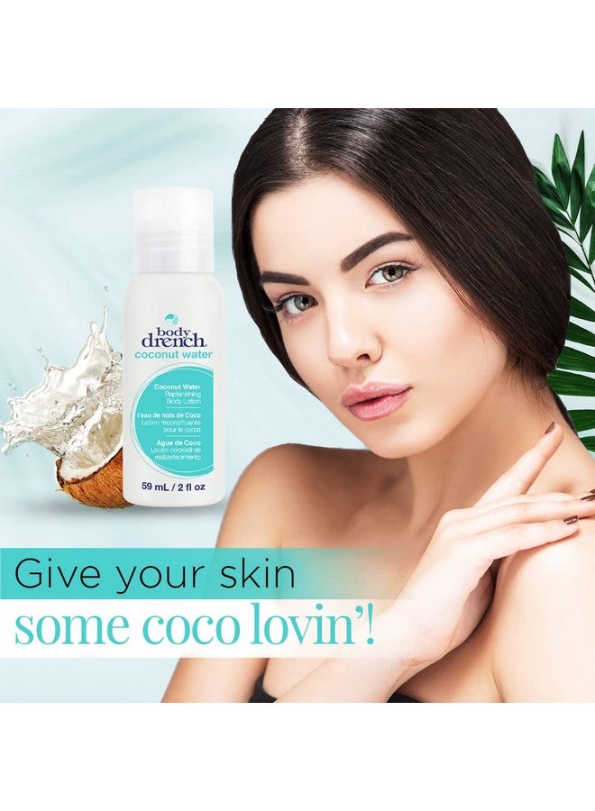 Body Drench Coconut Water Replenishing Lotion For All Skin Types 2 Fl Oz - Image 3