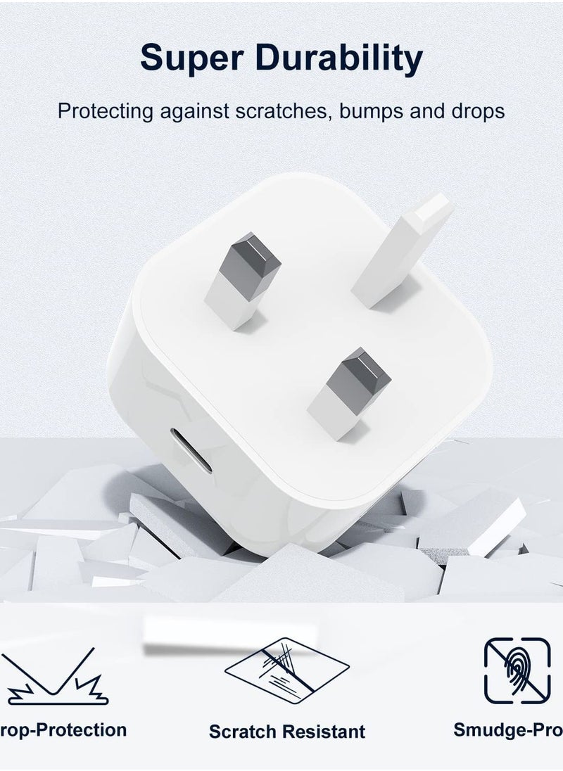 SHOPI - 20W Foldable Fast Charging Wall Adapter Compatible with Apple iPhone 12 Pro Max/11 Pro Max/SE, iPad - Image 1