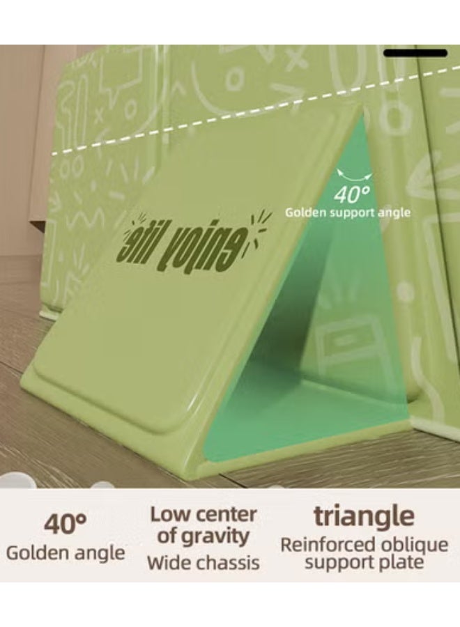 ميكسد حوض استحمام للأطفال، حوض استحمام قابل للطي، حوض استحمام محمول بقاعدة مانعة للانزلاق + 5 كرات بحرية + 4 ألعاب بط صغيرة، سعة كبيرة، مناسب للأطفال من عمر 0 إلى 8 سنوات - Image 4