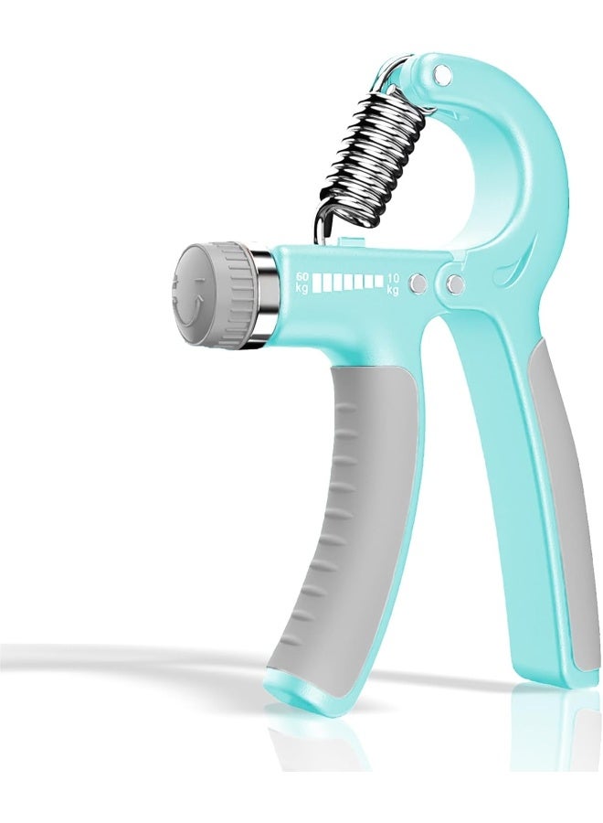 Vector X JF-1112 Adjustable Hand Grip Strengthener – Secure Muscle-Building Hand Grip, Sky Color - Image 1