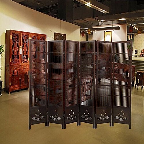 DEEKOUDT 8 Pcs 47x47mm Double Acting Hinges Furniture Folding Screen Hinges, Antique Red - Image 5