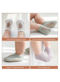 Baby Non Slip Socks, Azonee 5 Pairs Anti Slip Cozy Kids Socks With Non Skid Grips for 1-3 years old Toddler Little Kids (M) - pzsku/ZBBFAFE9A3B3FC4ACCB17Z/45/_/1725789765/4c3f2cb8-63f5-49bd-9064-6c3df2c198a4