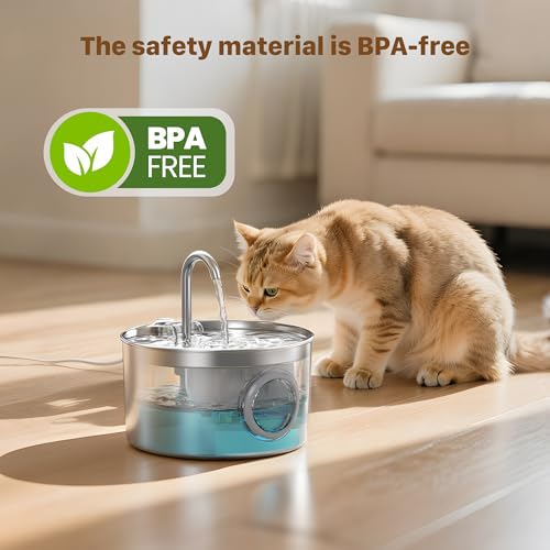 GIOTOHUN Cat Water Fountain Filter Replacement: 12 Cat Fountain Filter - 12 Pet Fountain Filter - 6 Carbon Filters & 6 Foam Filters - Suitable for GIOTOHUN Stainless Steel Cat Fountain S11 - Image 4