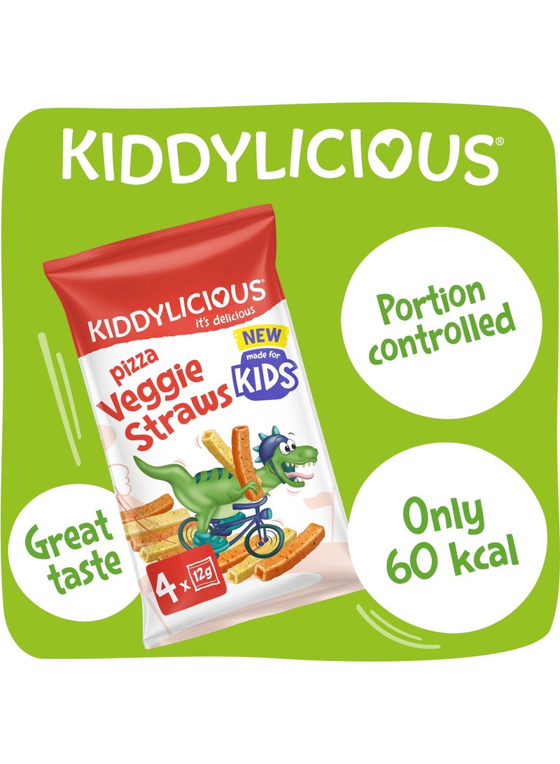 Kiddylicious Gluten Free Pizza Veggie Finger Snacks For Kids 4 x 12g - Image 5