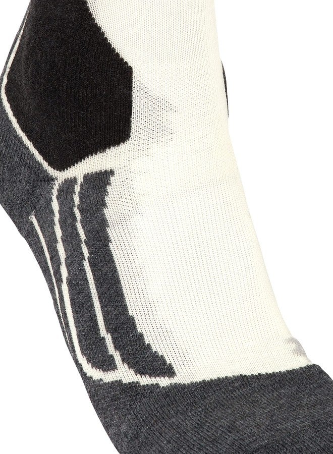 FALKE Women's SK2 Wool Ski Socks, Merino, Knee High, Mid Weight, Breathable Quick Dry, Warming Winter Athletic Sock, White (Off-White 2040), 6.5-7.5, 1 Pair - Image 4