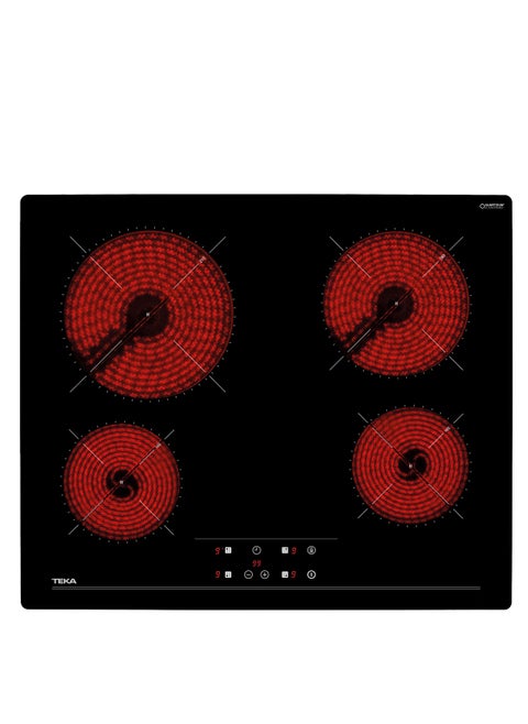 Built-in 60 cm Vitroceramic Hob with Touch Control, 4 Cooking Zones, and 9 Power Levels TZ 6415