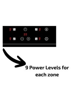 TEKA Built-in 60 cm Vitroceramic Hob with Touch Control, 4 Cooking Zones, and 9 Power Levels TZ 6415  - Image 2