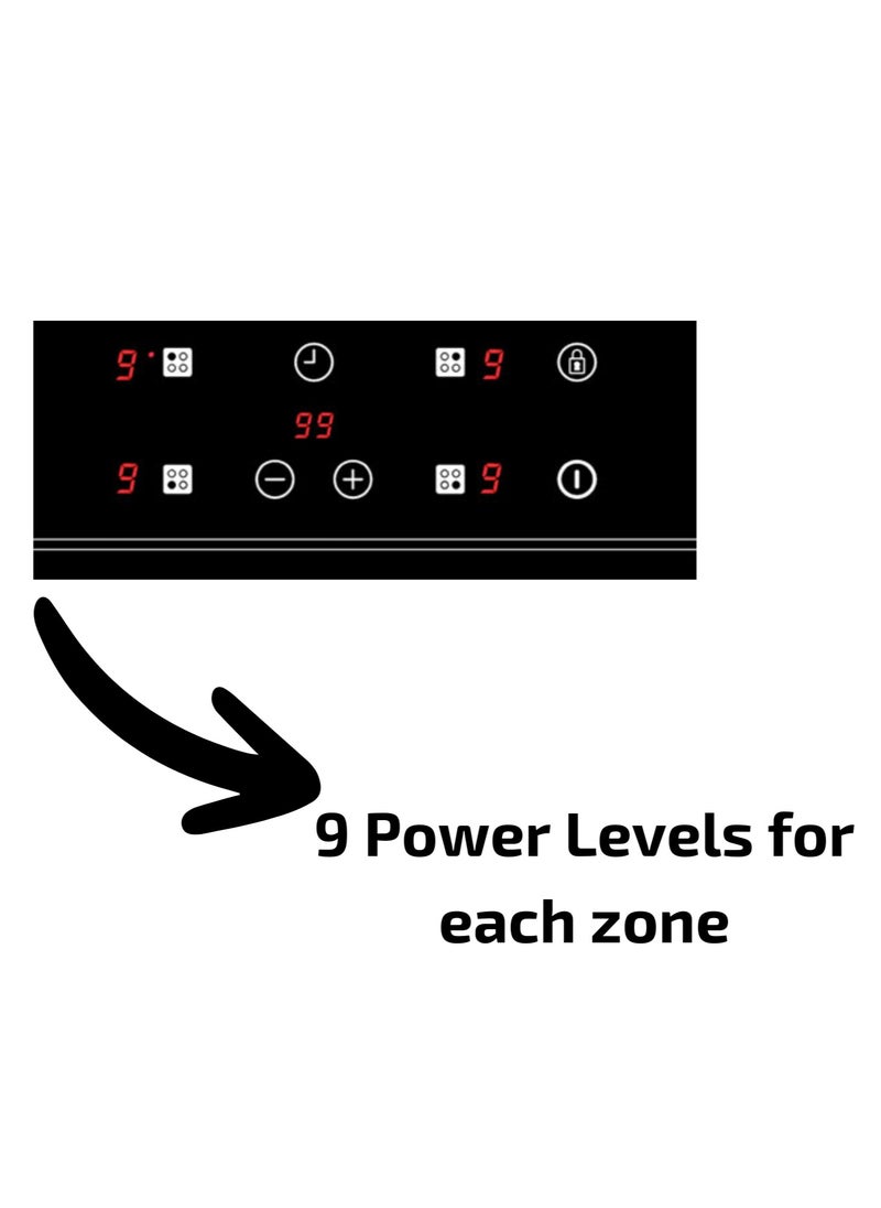 TEKA - Built-in 60 cm Vitroceramic Hob with Touch Control, 4 Cooking Zones, and 9 Power Levels TZ 6415 - Image 1