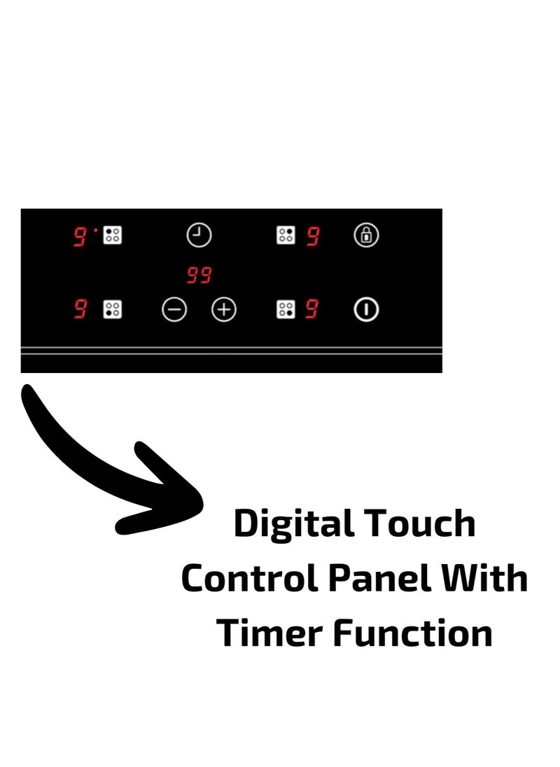 TEKA - Built-in 60 cm Vitroceramic Hob with Touch Control, 4 Cooking Zones, and 9 Power Levels TZ 6415 - Image 1
