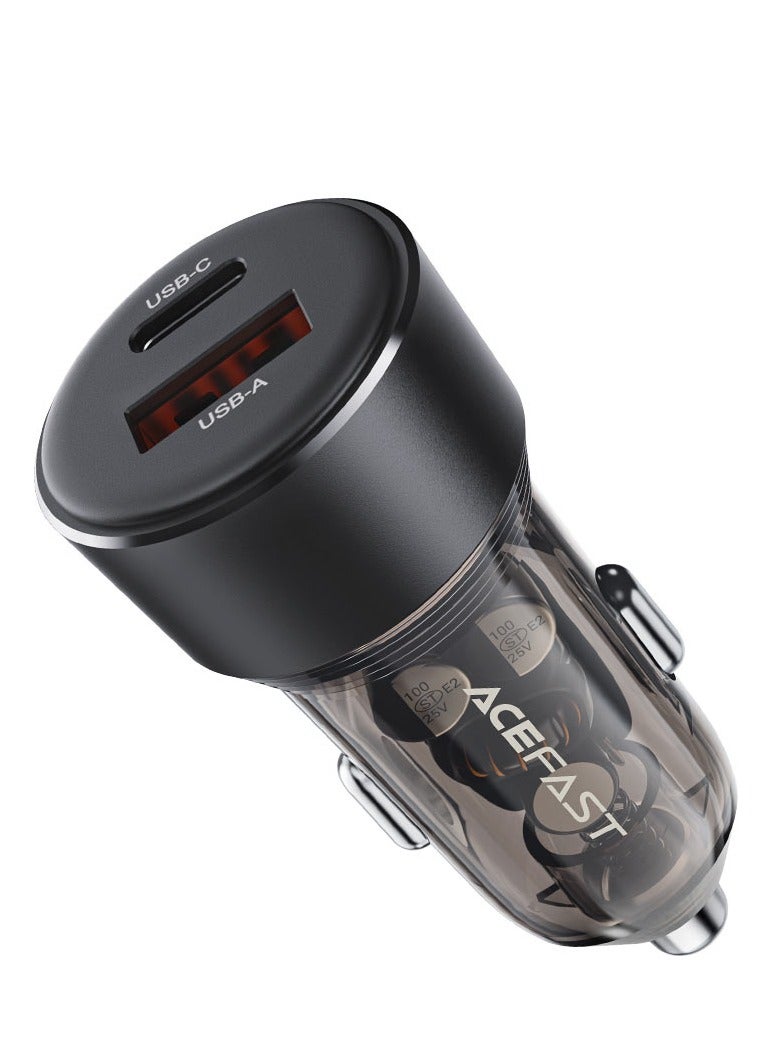 أسيفاست شاحن سيارة سريع 60 وات تايب سي و مدخل يو اس بي اي - Image 3