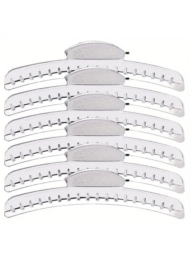 Vintage Metal Finger Wave Hair Clips 12pcs Aluminum Tip Modeling Clamps Silvery - Image 5