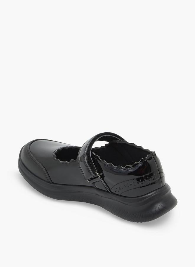 Dash Girls Hook & Loop Mary Jane School Shoes - Image 5