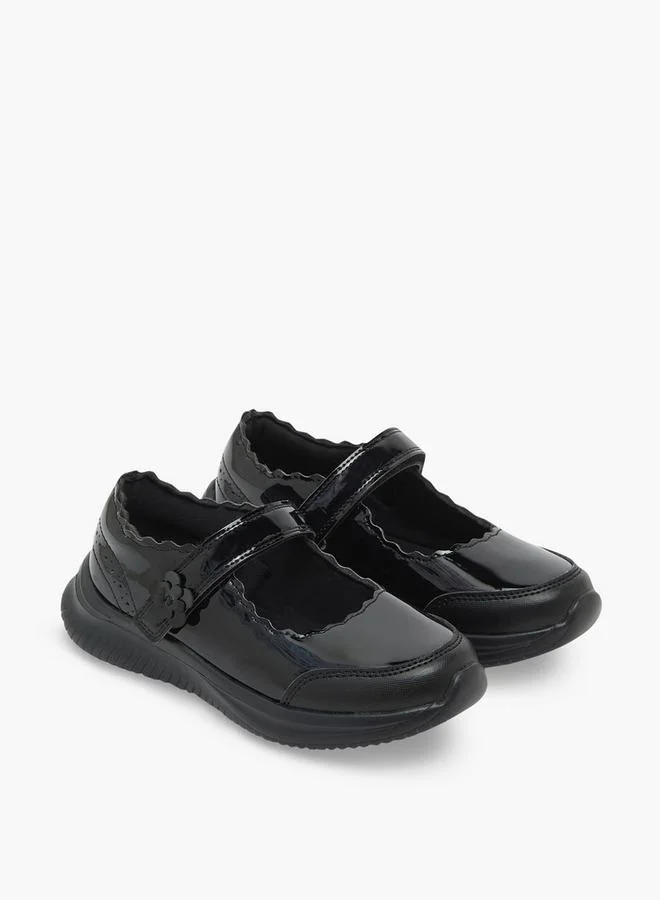 داش Girls Hook & Loop Mary Jane School Shoes