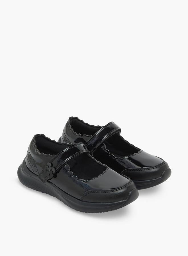 Dash Girls Hook & Loop Mary Jane School Shoes - Image 1