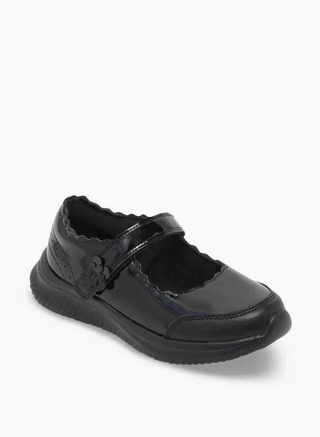 داش Girls Hook & Loop Mary Jane School Shoes