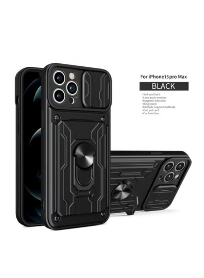 GULFLINK Back Cover Phone Protection Case For iPhone 15pro max Black - Image 1