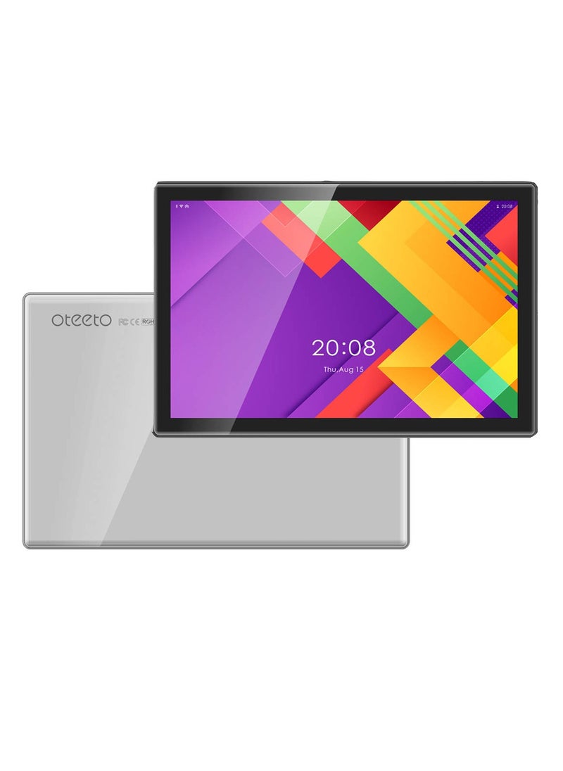 Oteeto Oteeto Tab 12 Pro 5G Android Tablet  With 10.1 Inch Display 8GB RAM 512 GB ROM 6000 mAh Battery and Wireless Keyboard  Grey  - Image 1