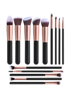 MMG Professional Makeup Brushes 14 PCs Makeup Brush Set Premium Synthetic Foundation Brush Blending Face Powder Blush Concealers Eyeshadow Brush Make up Brushes Set  - Image 1