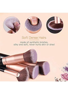 MMG Professional Makeup Brushes 14 PCs Makeup Brush Set Premium Synthetic Foundation Brush Blending Face Powder Blush Concealers Eyeshadow Brush Make up Brushes Set  - Image 4
