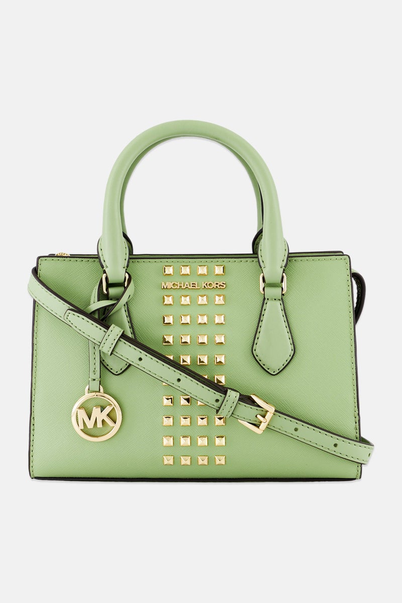 Michael Kors Women Brand Logo Cross Body Bag 23 L x 17 H x 6 W cm, Sage  - Image 1