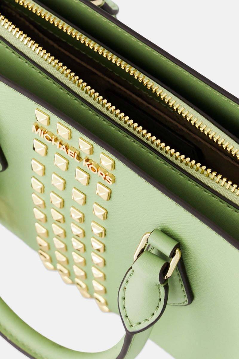 Michael Kors Women Brand Logo Cross Body Bag 23 L x 17 H x 6 W cm, Sage  - Image 5