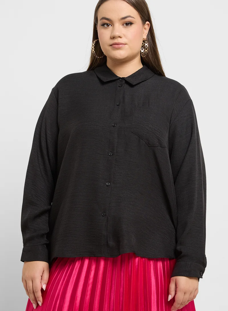 Vero Moda Curve High Neck Knitted Sweater