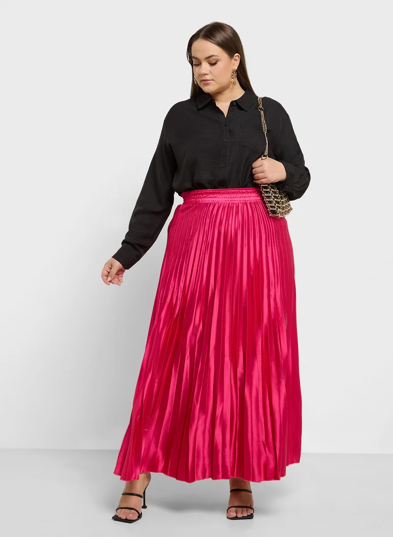 Vero Moda Curve High Neck Knitted Sweater