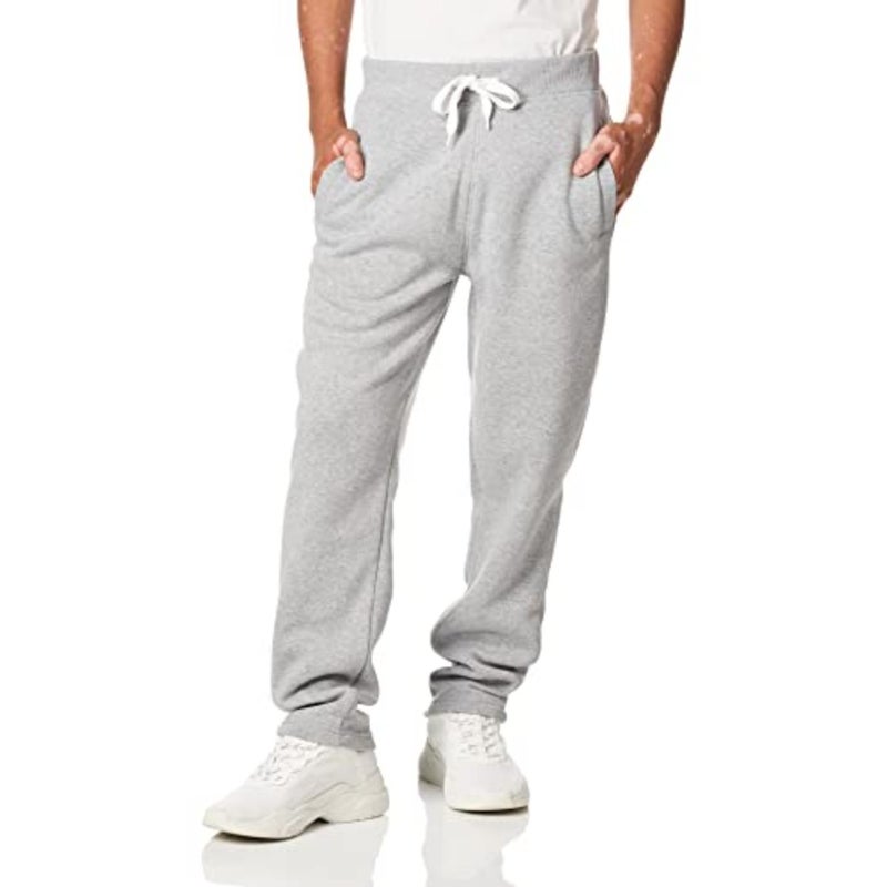 بنطال رياضي Active Basic Jogger Fleece للرجال للملابس الكاجوال، نسيج صوف، أسود، فائق النعومة وقابل للتمدد - Image 4