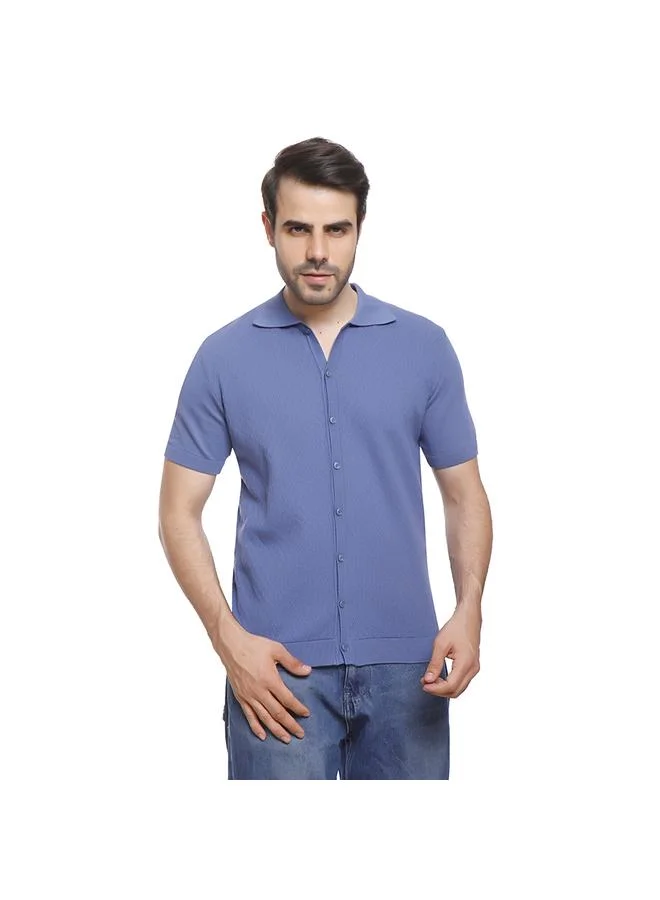 كوب كوب - قميص بولو منسوج بأكمام قصيرة