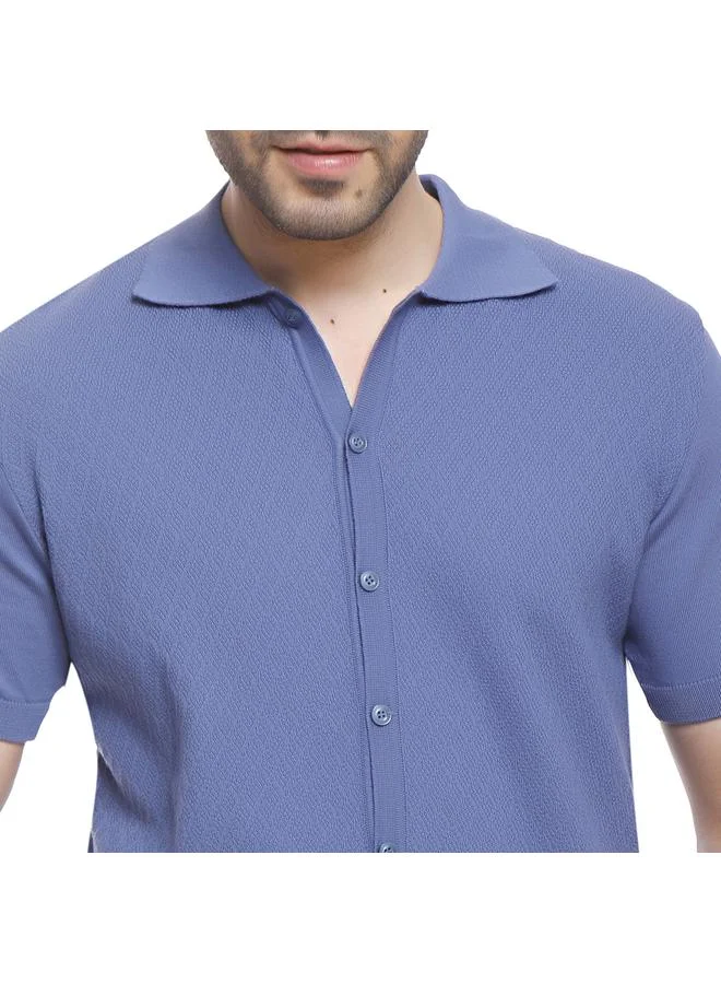 كوب كوب - قميص بولو منسوج بأكمام قصيرة