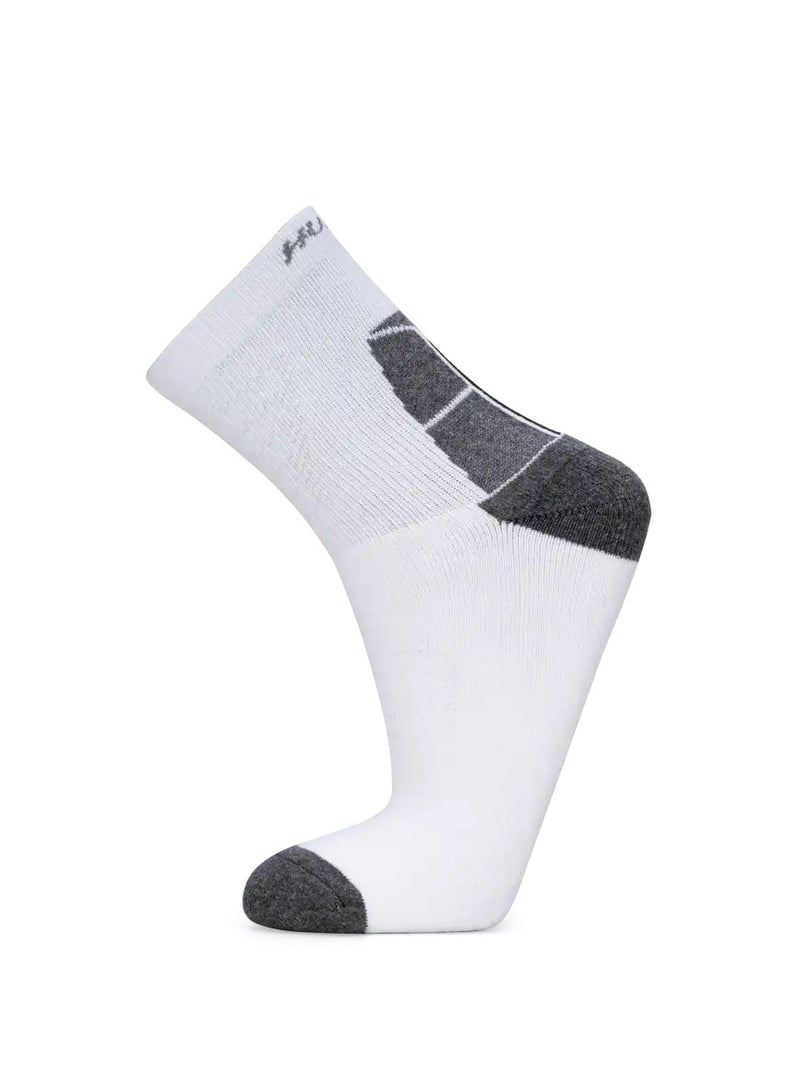 HUNDRED Men'S Sports Socks High Quarter (White) (Hbas-3M058-1) - Image 1