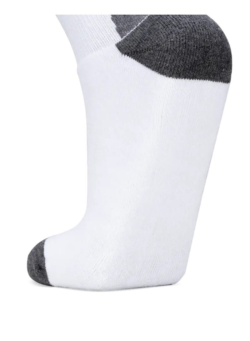 HUNDRED Men'S Sports Socks High Quarter (White) (Hbas-3M058-1) - Image 2