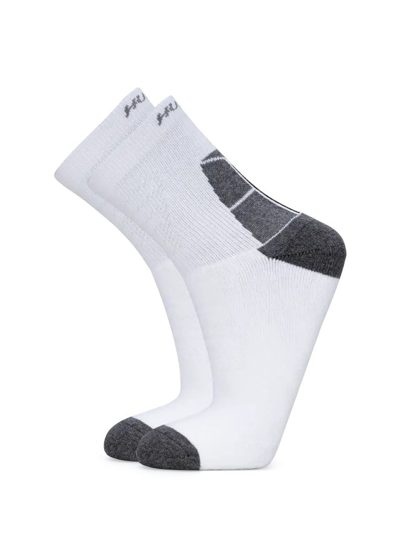 HUNDRED Men'S Sports Socks High Quarter (White) (Hbas-3M058-1) - Image 5