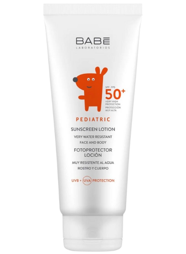 باب لابوراتوريوس لوشن بيبي للأطفال للحماية من أشعة الشمس بعامل حماية من الشمس 50+ 100 مل - Image 1