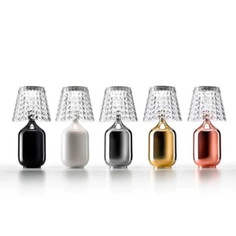 Chronos Valentina Cordless LED Table Lamp Gold USB Rechargeable Portable Touch Control Dimmable 3 Light Color Tunable Table Lamp for Hotel Cafe Restaurant or Home for Bedside Center or Dining - Image 2