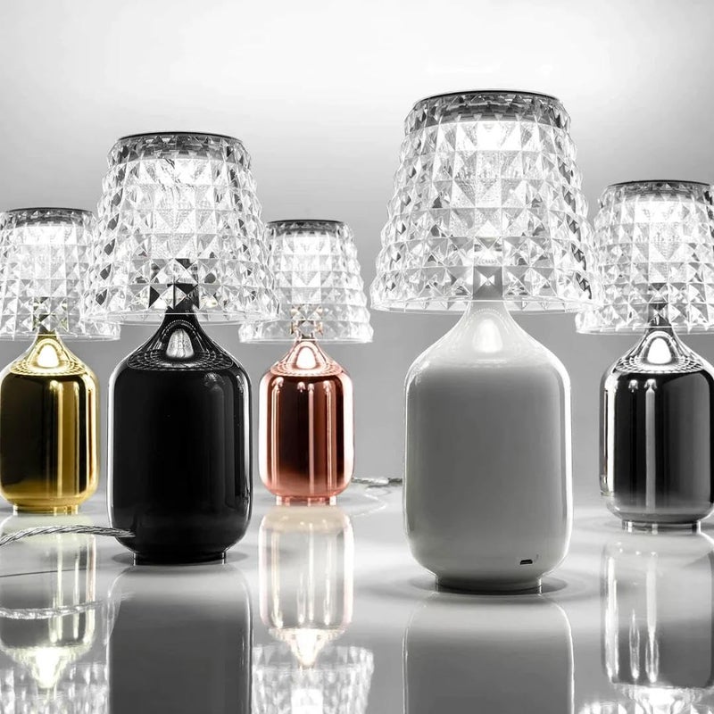 Chronos Valentina Cordless LED Table Lamp Gold USB Rechargeable Portable Touch Control Dimmable 3 Light Color Tunable Table Lamp for Hotel Cafe Restaurant or Home for Bedside Center or Dining - Image 3