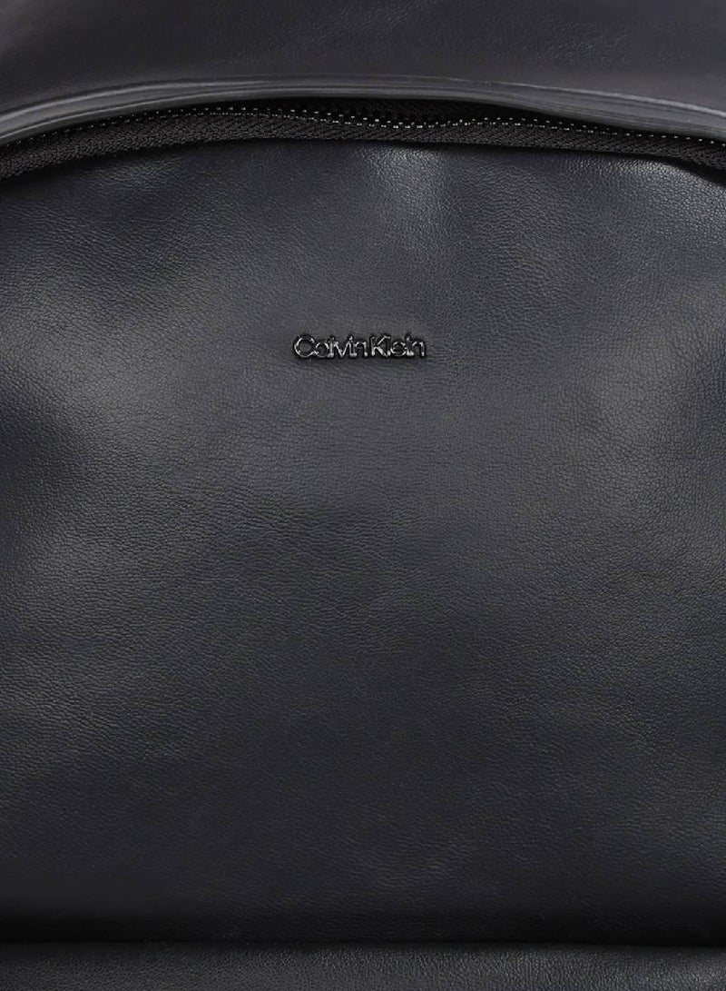 CALVIN KLEIN Black Square Backpack - Image 4