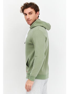 Nordland Men Sportswear Fit Long Sleeve Outdoor Hoodie, Olive  - Image 4