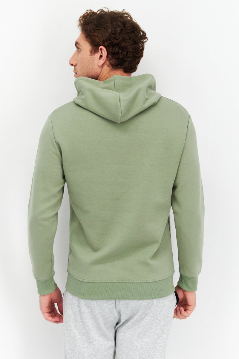 Nordland Men Sportswear Fit Long Sleeve Outdoor Hoodie, Olive - Image 2