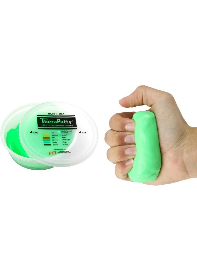 Cando Cando TheraPutty Standard Exercise Putty (Green, Medium, 4 oz)  - Image 1