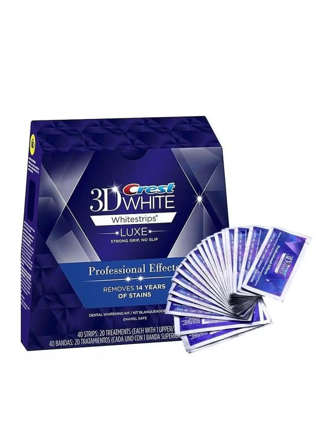 Crest 40-Piece 3D White Whitestrips Teeth Whitening Strips Set - Image 1