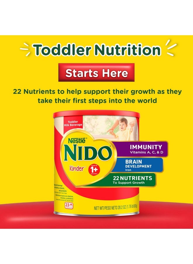 Nido مشروب حليب نيدو نستله كيندر 1+ مسحوق 1.76 رطل. - Image 2