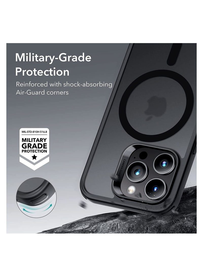 iPhone 14 Pro Case MagSafe with HaloLock, Shockproof Military-Grade Protection, Scratch-Resistant Back, Classic Hybrid Magnetic Case  - Image 5