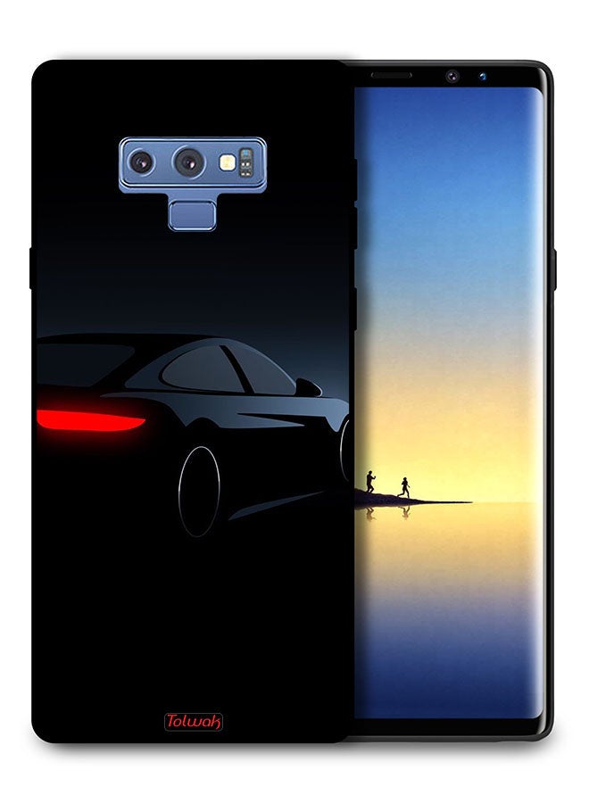 Tolwak Samsung Galaxy Note 9 Protective Case Cover Dark Car - Image 1