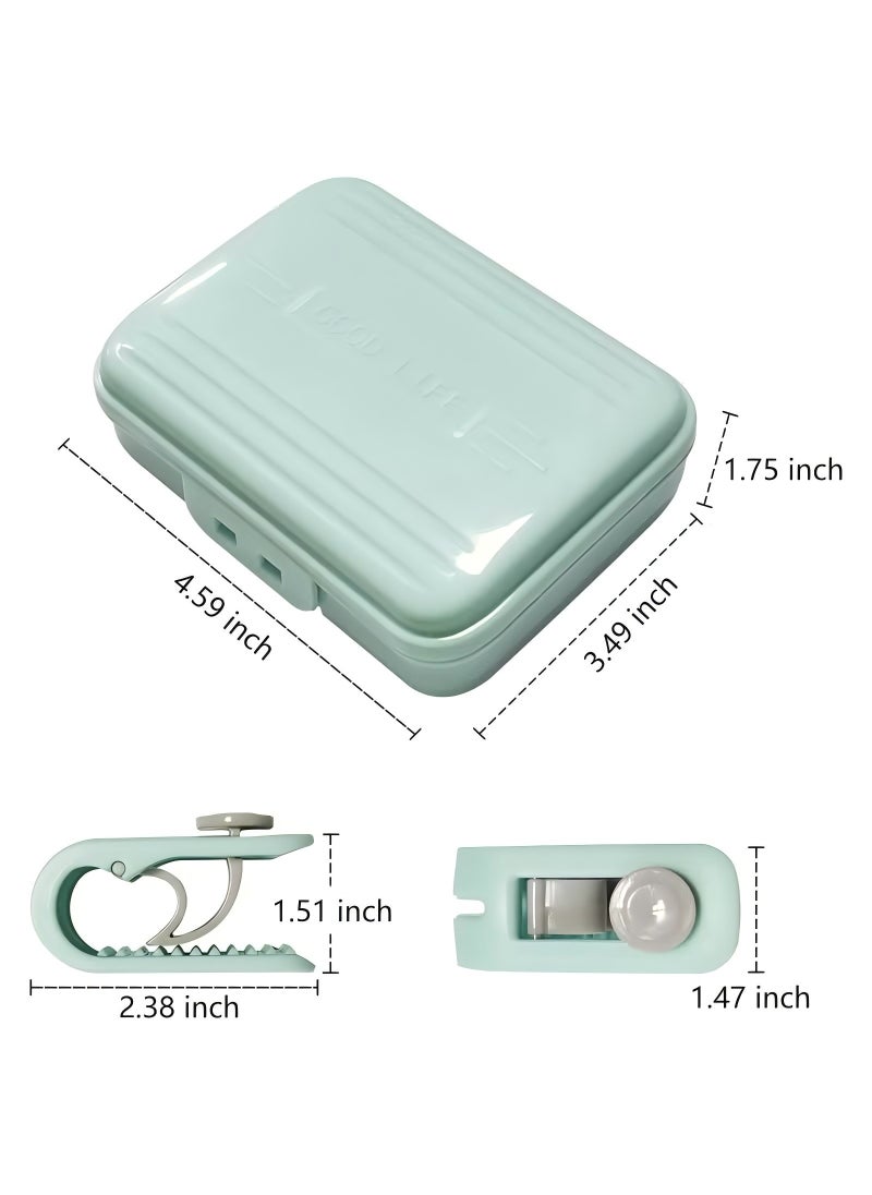 PRO Duvet cover clips, 6 pcs quilt fastener clips, plastic duvet cover clips, non-slip quilt fastener clamps, anti-moving bed quilt clips, pinless sheet clips, green  - Image 4