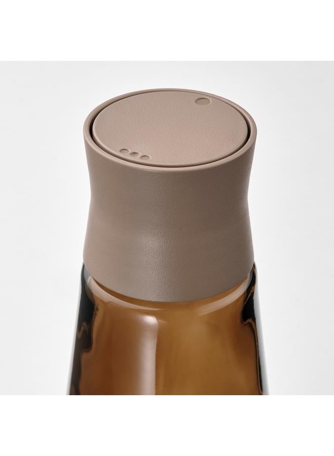 زبون علبة ملح وفلفل، زجاج/بني، 12 سم - Image 3