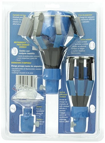 Ettore 48350 Bulb Changer Kit Without Pole,Plastic, Blue - Image 3