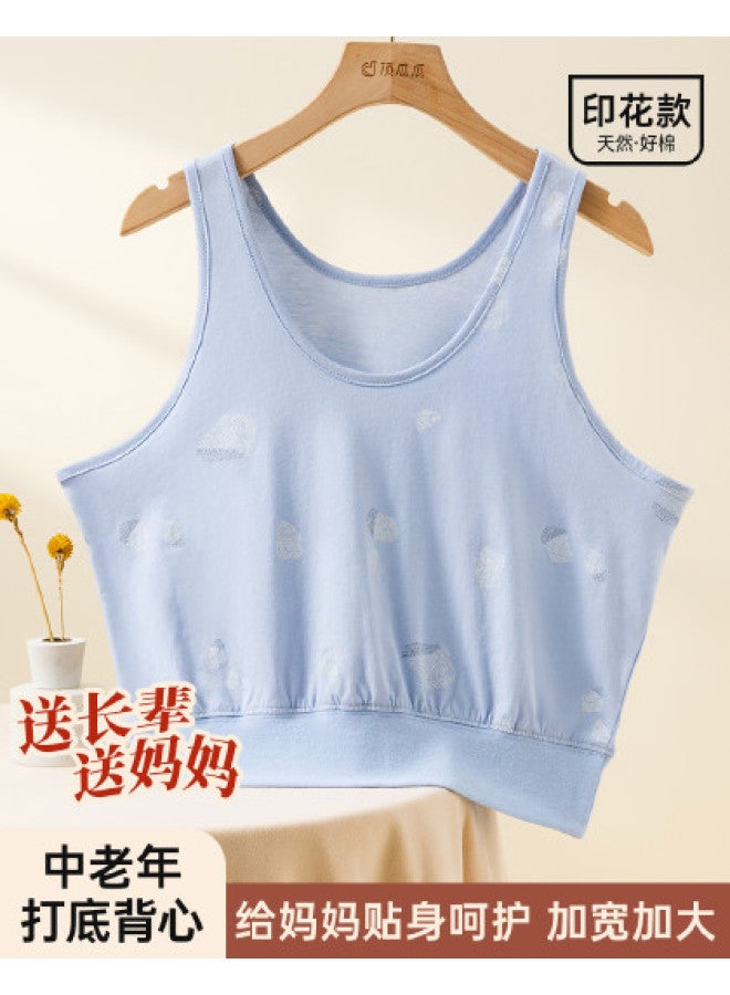 Top melon Single Piece Pack Mother Style Women'S Vest Soft Skin-Friendly Pure Cotton Undervest - Image 1