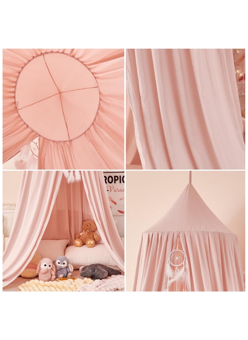 XiuWoo Princess Decor Canopy for Kids Bed, Soft and Durable Bed Canopy for Girls Room Tent Canopy Dreamy Mosquito Net Bedding, Children Reading Nook Canopies Indoor  - Image 5