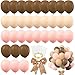 BANBALLON 82 PCS Party Balloons Kit Latex 10 inch Brown Pink Khaki Cream Balloons for Girl Party Wedding Gender Reveal Decorations Baby Shower Bear Party Supplies Style 8 - Image 2